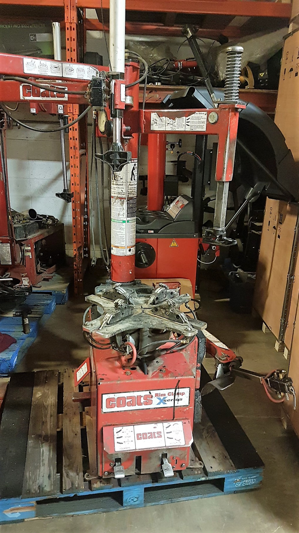 USED Coats X Series Rim Clamp Tire Changer