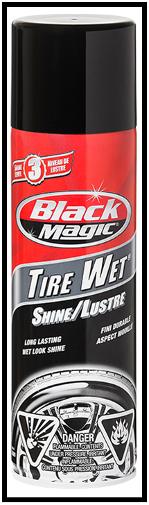 Black Magic Tire Wet Spray 