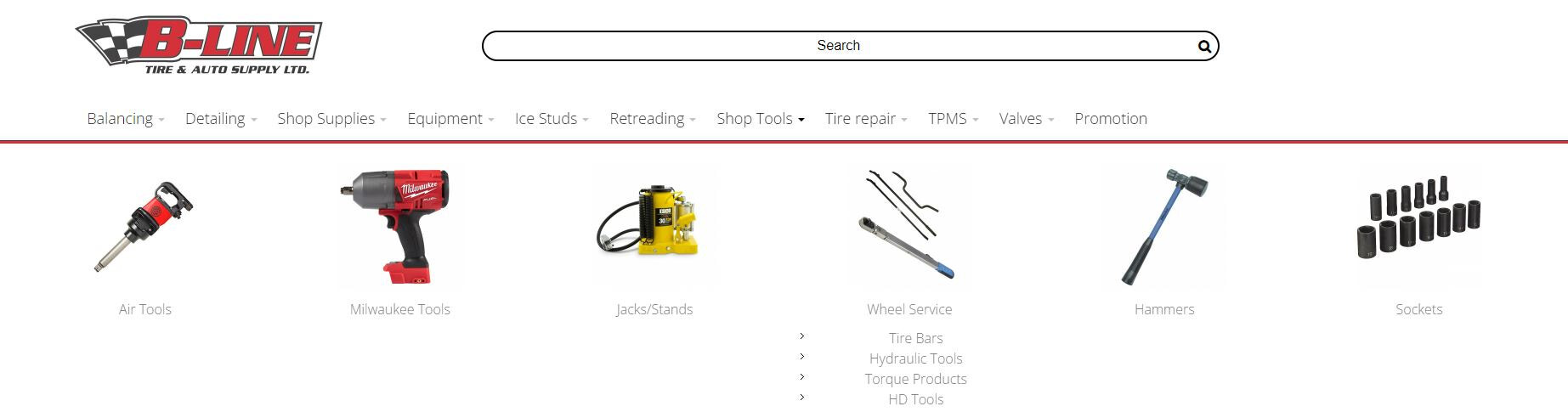 Tire Supplies Online Ordering Now Available